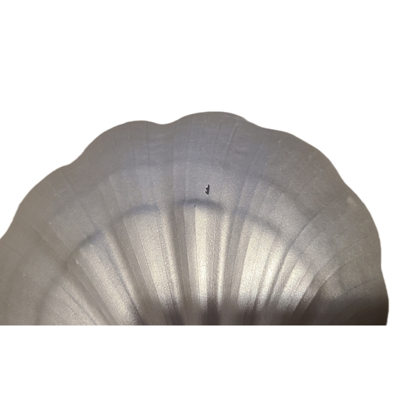 Set of 2 Vintage Lusterware Glass Seashell Dishes - Picture 9 of 10